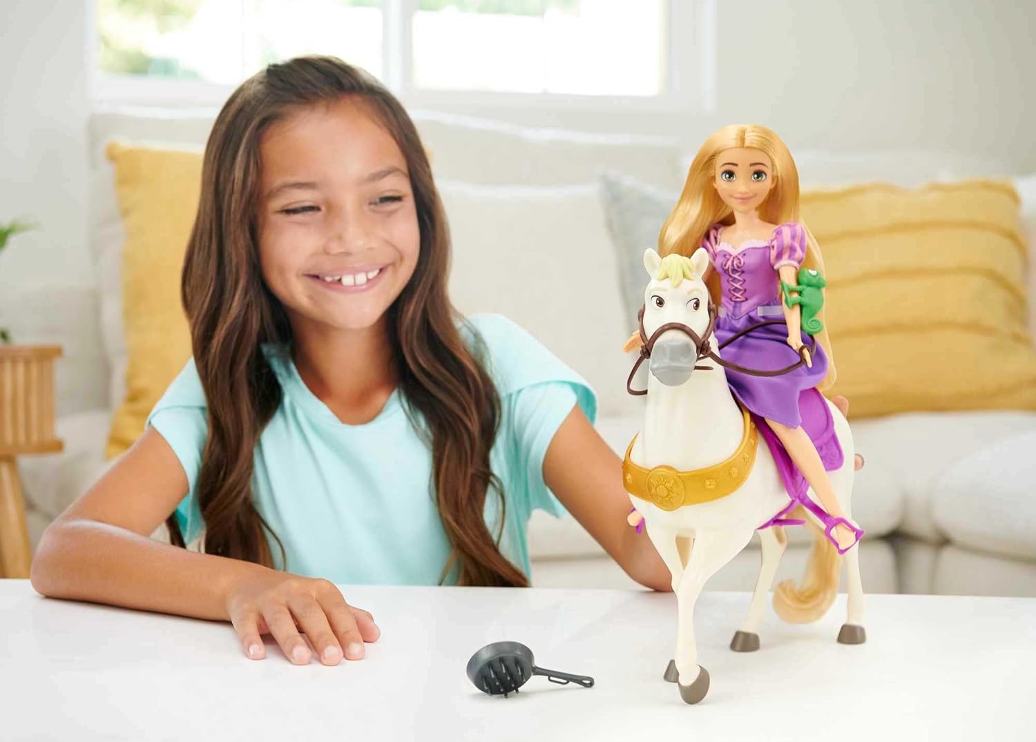 Set Disney Princess Rapunzel e Maximus Horse Ispirato a Tangled Ages 3+ della Disney